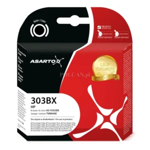 Tusz Asarto AS-H303BX zamiennik HP T6N04AE, black (czarny), 650 stron, 18 ml