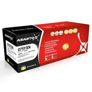 Toner Asarto do Canon 075YXN | 6366C002 | 2500 str. | yellow